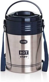 Cello hot stuff 4 stainless steel lunch box 4 Containers Lunch Box  (990 ml)