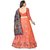 Indian Heritage Leheriya Banarasi Silk Semi-stitched Lehenga Choli