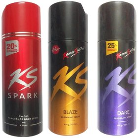 Kama Sutra Spark , Dare , Blaze Deodorant Spray (150 ml)