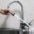 H'ENT Turbo Flex 360 Flexible Water Saving Nozzle Faucet Sprayer Water Extender for Easy Clean Sink