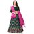 Indian Heritage Leheriya Banarasi Silk Semi-stitched Lehenga Choli