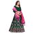 Indian Heritage Leheriya Banarasi Silk Semi-stitched Lehenga Choli