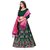 Indian Heritage Leheriya Banarasi Silk Semi-stitched Lehenga Choli