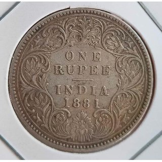                       one rupees 1881                                              