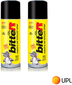 bitteR RAT REPELLENT SPRAY - Patented by UPL LTD, Eco friendly, Odourless, Non Toxic, Safe for Humans and Pets, Effectiv