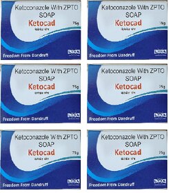Ketocad Freedom From Dandruff Soap Pack of -6