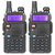 Artek UV 5R UV-5R Walkie Talkie with FM Radio, LED Torch, 5-10km (Line of Sight)  and 1800mAh Battery - 2 Pcs