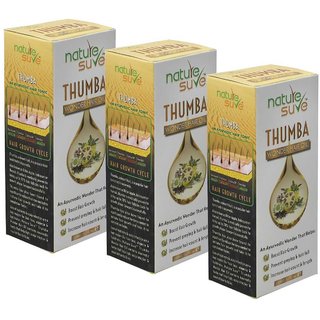                       Nature Sure Thumba Wonder Hair Oil for Men and Women - 3 Packs (110ml Each)                                              