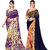 Anand Sarees Pack Of 2 Georgette Sarees with Blouse Piece (COMBOS_1086_6_1108_1 )