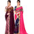 Anand Sarees Pack Of 2 Georgette Sarees with Blouse Piece (COMBOS_1108_3_1190_1 )