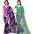 Anand Sarees Pack Of 2 Georgette Sarees with Blouse Piece (COMBO_1152_4_1164_4 )