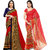Anand Sarees Pack Of 2 Georgette Sarees with Blouse Piece (COMBO_1164_1_1560 )