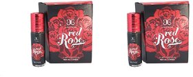 Arochem Red Rose Attar (Pack of 2 pcs.) 2 ml each