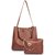 TMN Tan Handbag with Golden Sling Bag-HB-TAN/GS-TAN
