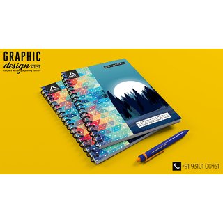 Buy Spiral notebooks 600 pages best quality set of 5 pcs Online @ ₹799 ...