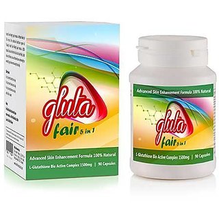                       Gluta fair 5 in 1 - Skin Whitening Capsules                                              