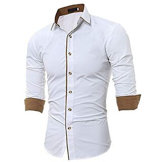 THE TAJKLA White Casual Shirt for Men
