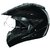 Studds Motocross Plain SUSMVPFFHBLKL Full Face Helmet with Plain Visor (Black,L ,580mm)
