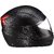 Studds Professional Helmet FULL FACE BLACK LARGE Strip (L - Head Size58CM)