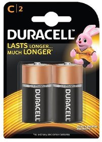 Duracell LR14 C Size Alkaline Battery (2 Pieces)