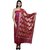 Mansha Fashions Women Art Silk Banarasi Suit with matching Dupatta Magenta