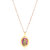 KEASR ZEMS Golden Pink Mahakali Pendant - For Gift as a Sign of Goodness (4x2.5x1 cm)