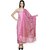 Mansha Fashions Women Art Silk Banarasi Suit with matching Dupatta Pink