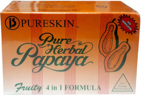 Pure Herbal Papaya Fruity 4 in 1 Formula Soap 135g