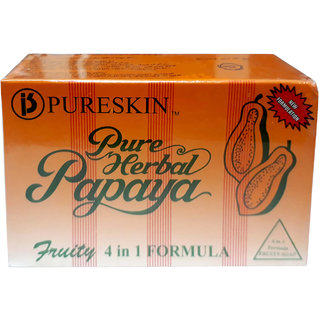 Pure Herbal Papaya Fruity 4 in 1 Formula Soap 135g