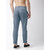 Fashlook Grey Slim Fit Casual Trouser For Men