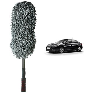Auto Addict Car Microfibre Duster Brush Mop Car Cleaning Duster Mitt 1pc For Renault Fluence