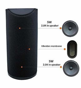 BLUETOOTH WIRELESS PORTABLE LOUD BLUETOOTH V3.0 SPEAKER SOUND SYSTEM TF CARD MUSIC CYCLING BLACK LOUD CLEAR SOUND