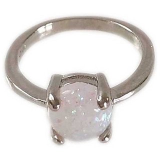                       2.5 carat pure  Opal  Silver Ring by CEYLONMINE                                              