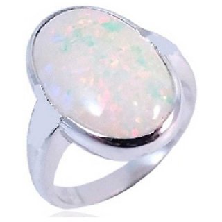                       2.5 Ratti  Silver Opal  Stone Ring by CEYLONMINE                                              