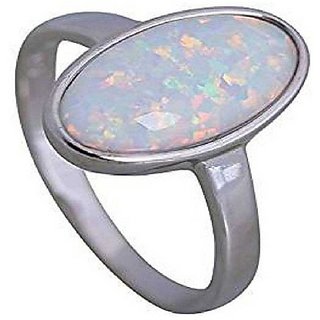                       100% Natural 2.25 carat Opal  silver Ring by CEYLONMINE                                              