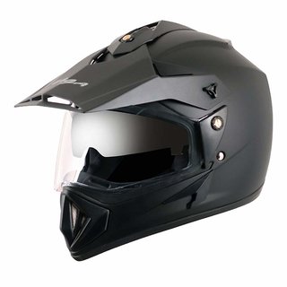 FACE DULL D.BLACK-LARGE Off Road Helmet 