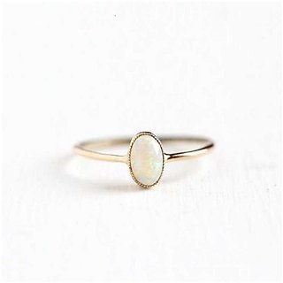                       3 RATTI Gold plated ring Opal Ring for unisex by CEYLONMINE                                              