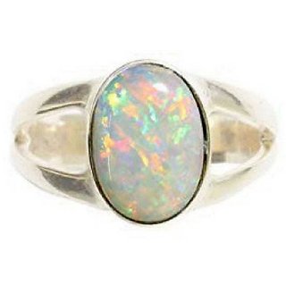                       3 Ratti Lab Certified Stone 100% Original Opal Gold plated  Ring for unisex by CEYLONMINE                                              