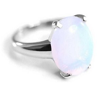                       100% Natural 3.25 carat Opal Silver Ring by CEYLONMINE                                              