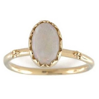                       Opal Gold Plated Ring 4.5 ratti by CEYLONMINE                                              