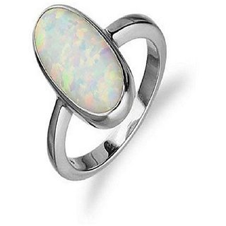                       Opal  Ring 4.25 Ratti 100% Original silver Opal  Stone by CEYLONMINE                                              