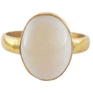                       Opal Stone Gold plated Ring 4.25 carat by CEYLONMINE                                              