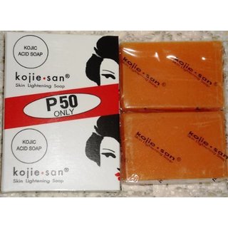                       Kojie san whitening soap for full body 2 in 1 65g each                                              