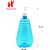 Harsh Pet Refillable Pump-top Bottle for Lotion/Shampoo/Sanitizer 1000 ml (Blue, Set 1)