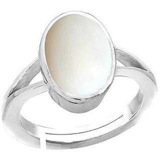                       5.5 ratti  Ring Natural Opal Sterling Silver Ring by CEYLONMINE                                              