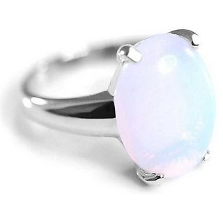                       6.5 RATTI Silver Opal Ring by CEYLONMINE                                              