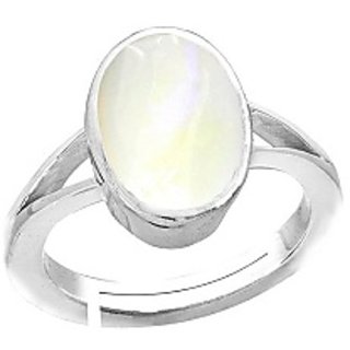                       6.5 Ratti silver Opal  Stone Ring by CEYLONMINE                                              