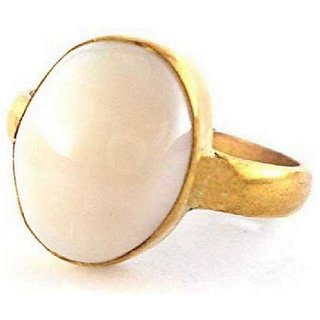                       Opal stone Ring in 7 carat Gold plated ring for unisex by CEYLONMINE                                              