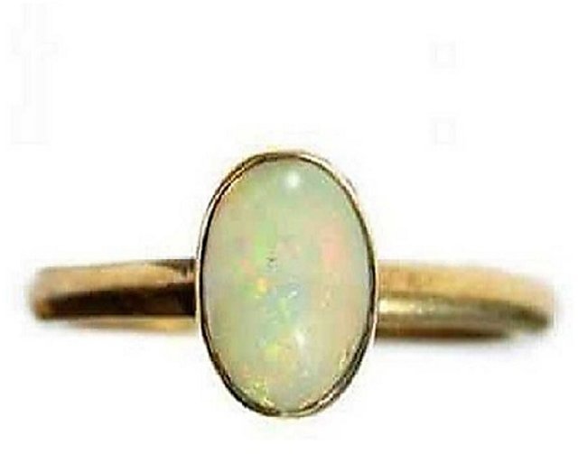 Buy CEYLONMINE precious stone fine looking men and boy finger stone Opal  gold plated ring Online at Best Prices in India - JioMart.