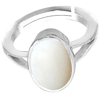                       Sterling Silver Opal Ring 9.25 ratti Opal ring by CEYLONMINE                                              